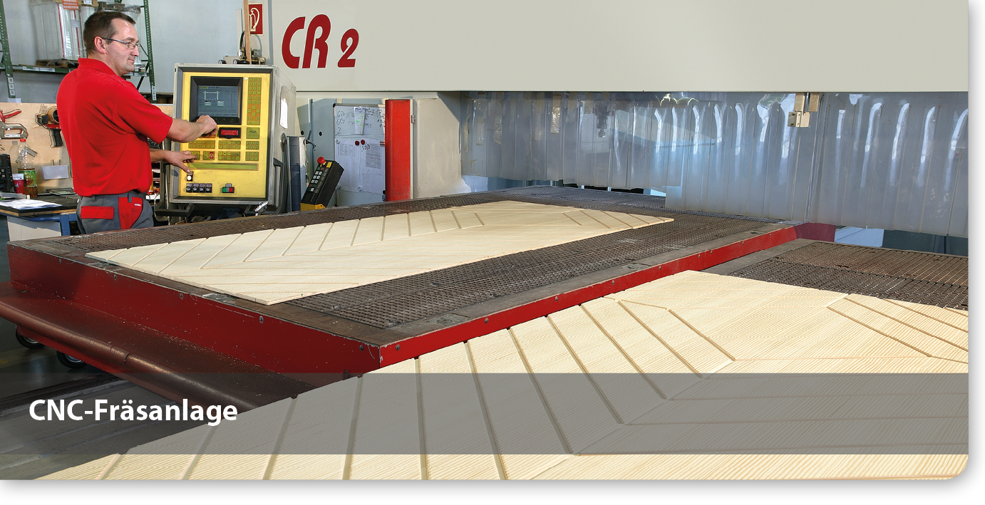 CNC-Fräsanlage für Sperrholz-Sandwichelemente