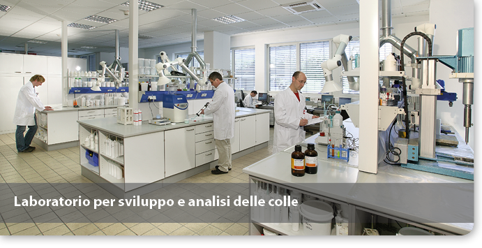 Laboratorio per sviluppo e analisi delle colle 