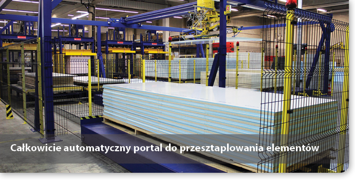 Całkowicie automatyczny portal do przesztaplowania elementów 