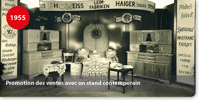 Promotion des ventes avec un stand contemporain