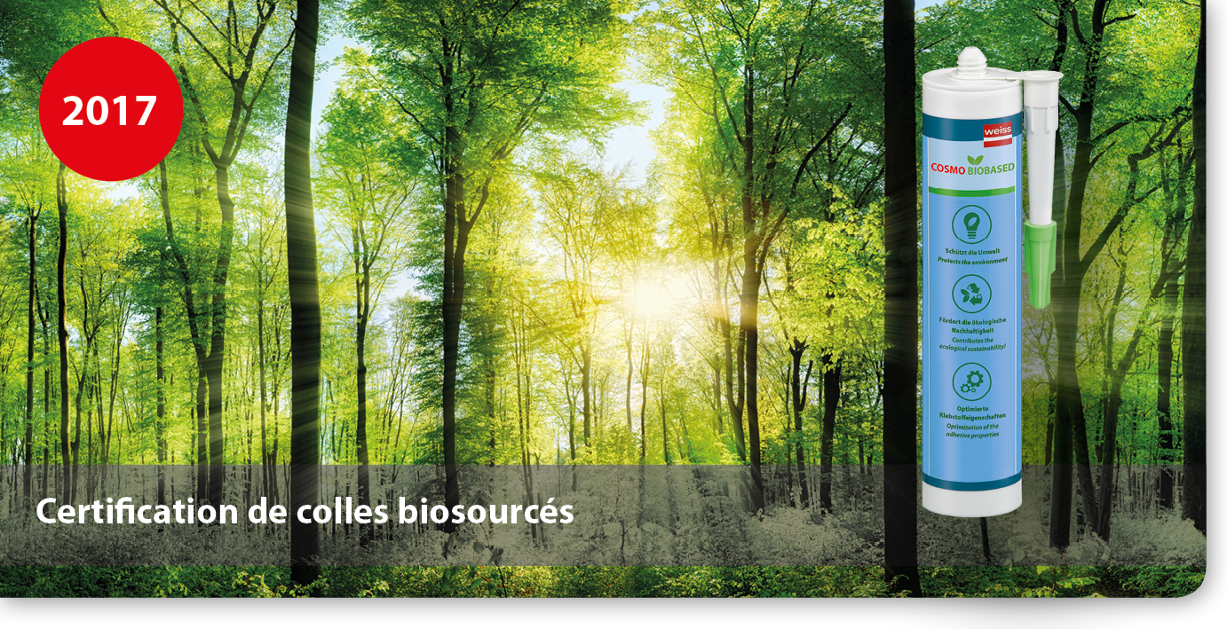 Certification de colles biosourcés
