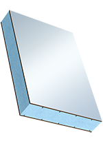 Panneaux sandwich deux faces HPL, âme XPS