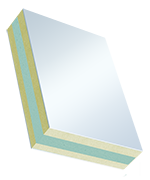 Panneaux sandwich COSMO Frame - PVC, deux faces PVC, âme XPS/TK