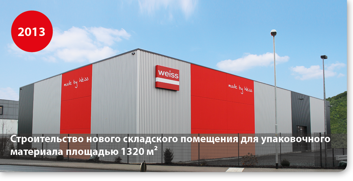 Строительство нового складского помещения для упаковочного материала площадью 1320 м²