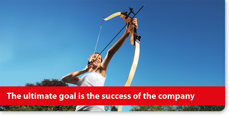 The ultimate goal is the success of the company