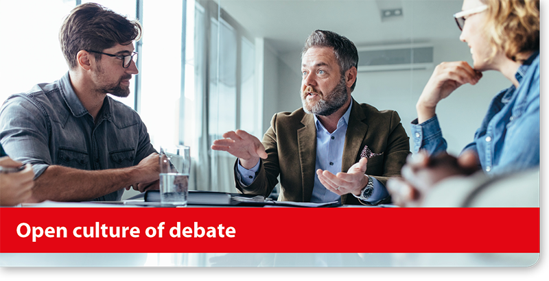 Open culture of debate