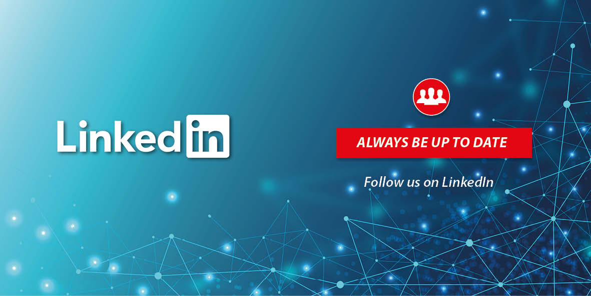 Follow us on LindedIn