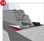 Preparation of substrate for self-adhesive joint tapes on window and door jambs