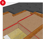 Sealing of bonded structural connections and joints in case of wood fibre insulation plates