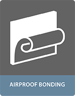 Airproof bonding - sealant