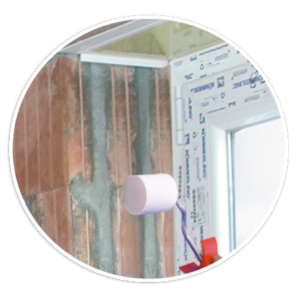 Pre-treatment for self adhesive joint tapes