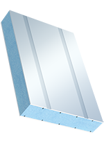 Composite panels COSMO Design - PVC extruded groove on one side - smooth