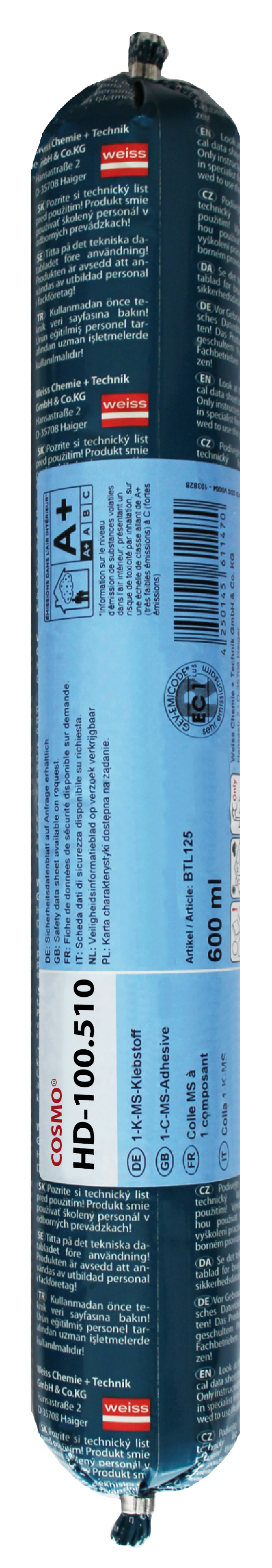 Massa incollante sigillante per montaggio RAL COSMO® HD-100.510