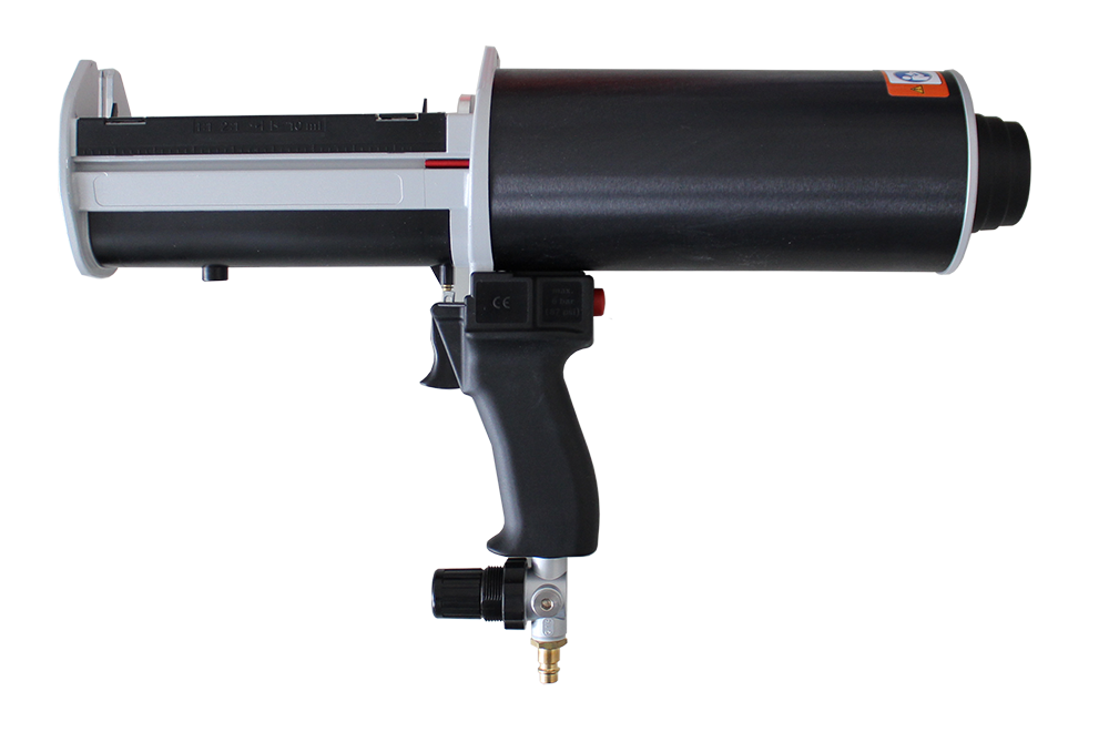 Pneumatic applicator for the dosing of adhesives